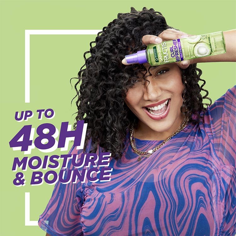 Garnier fructis curly hair